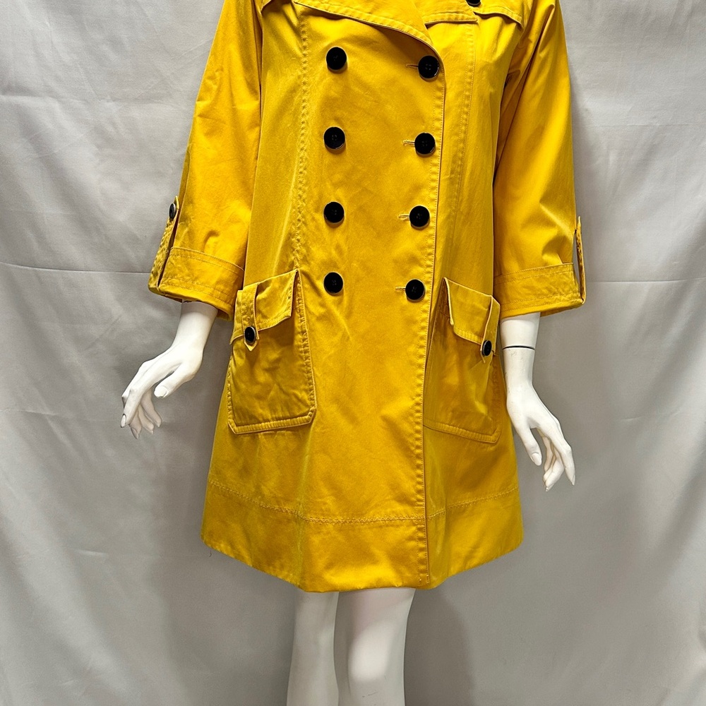 Diane Von Furstenberg Size P Yellow Double-Breasted Women's Jacket